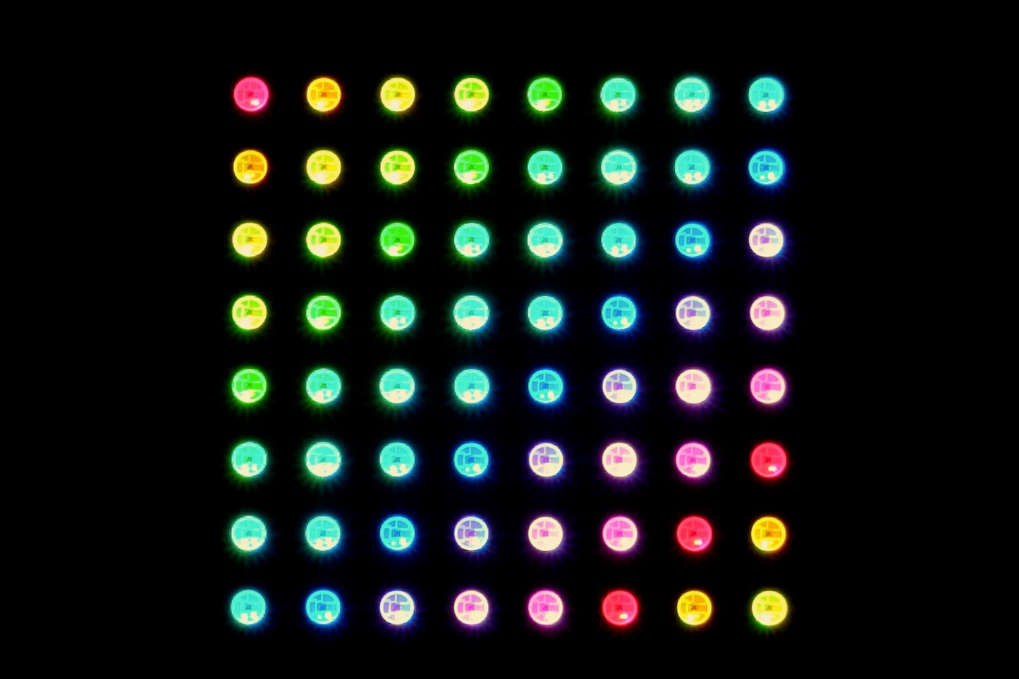 HDR 8x8 LED Matrix (SK9822)