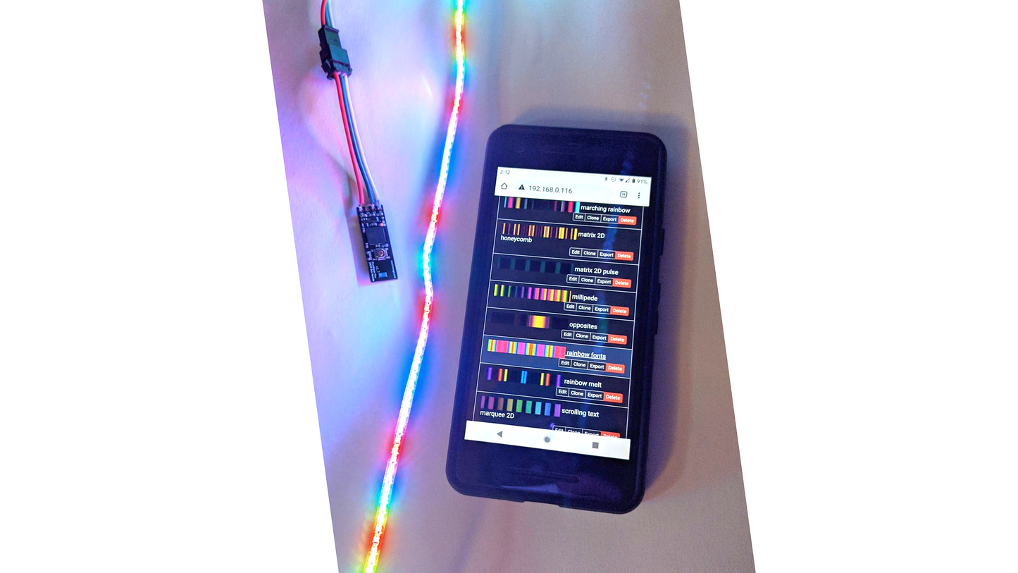 Pixelblaze V3 Pico - Tiny WiFi LED Controller