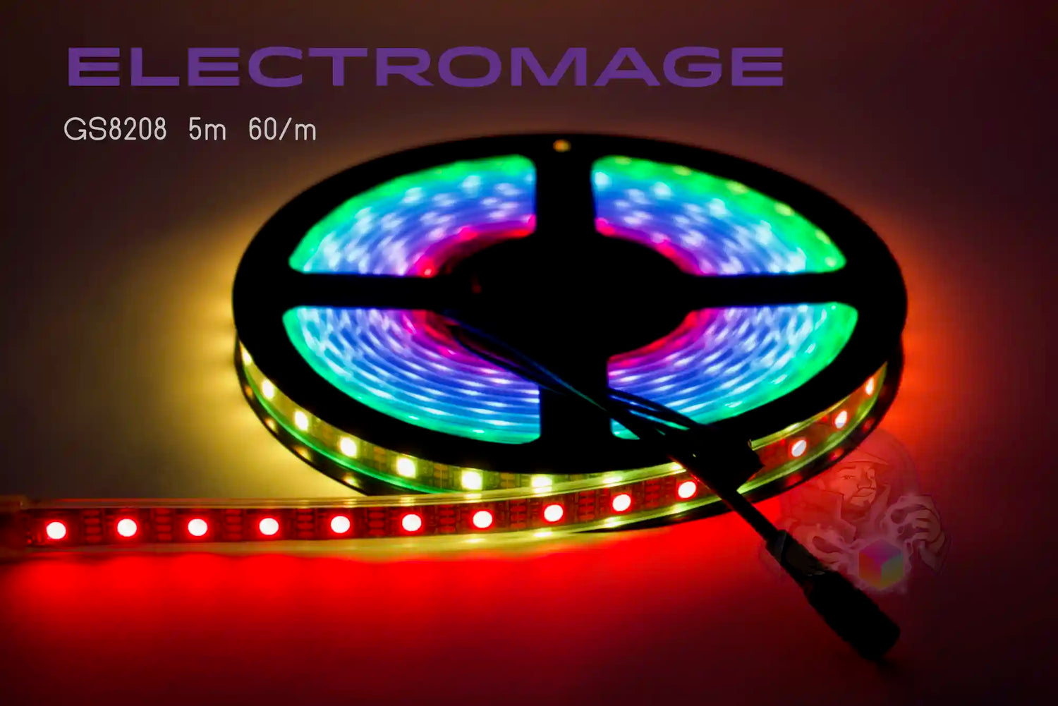 Gamma Led Gamma-corrected GS8208 12V LEDs - 5m strip – ElectroMage Shop