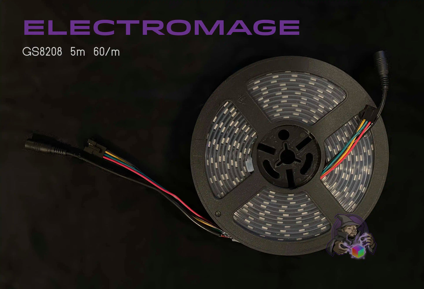 Gamma-corrected GS8208 12V LEDs - 5m strip