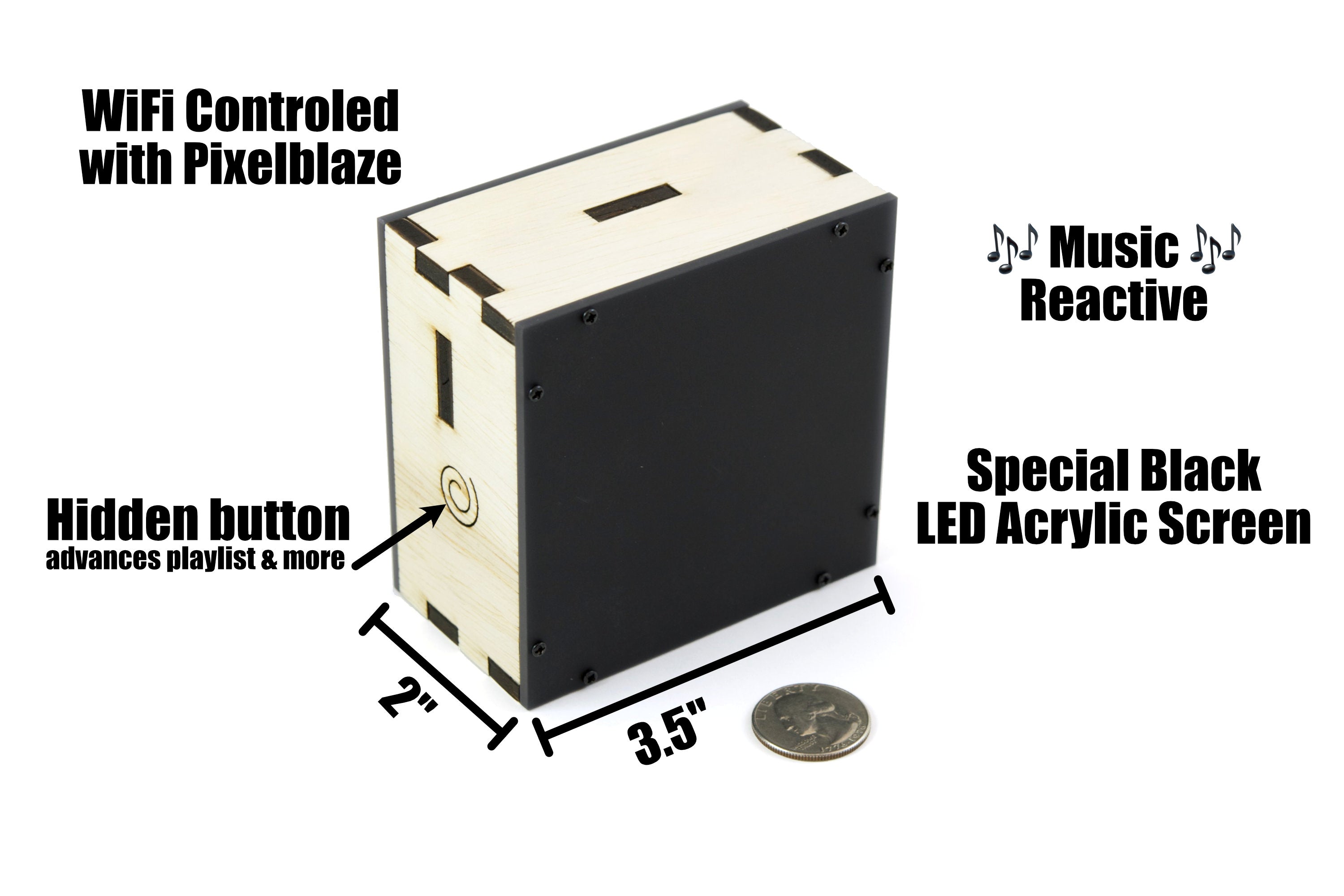 Beautiful Pixelblaze Display Box Kit – ElectroMage Shop